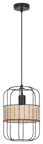 Lustra suspendata Indiana, negru, 1xE27, IP20, Rabalux, 5283