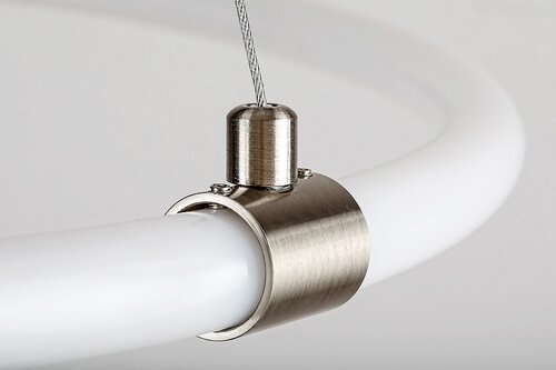 Lustra suspendata LED Irelia, crom satin, 55W, 4700lm, 3000K/4000K/6000K, IP20, Rabalux, 72009
