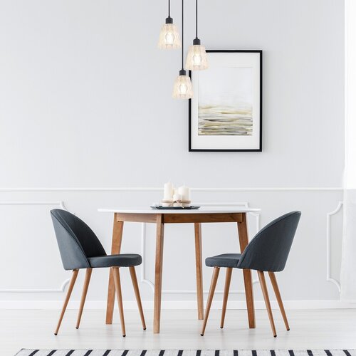 Lustra suspendata Jarina, negru, 3xE27, IP20, Rabalux, 5333