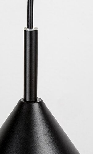Lustra suspendata Jarod, negru, 1xE27, IP20, Rabalux, 72007