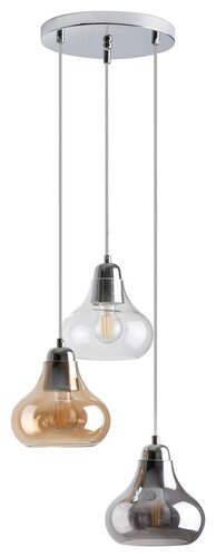 Lustra suspendata Jezabel, crom, 3xE27, IP20, Rabalux, 7977