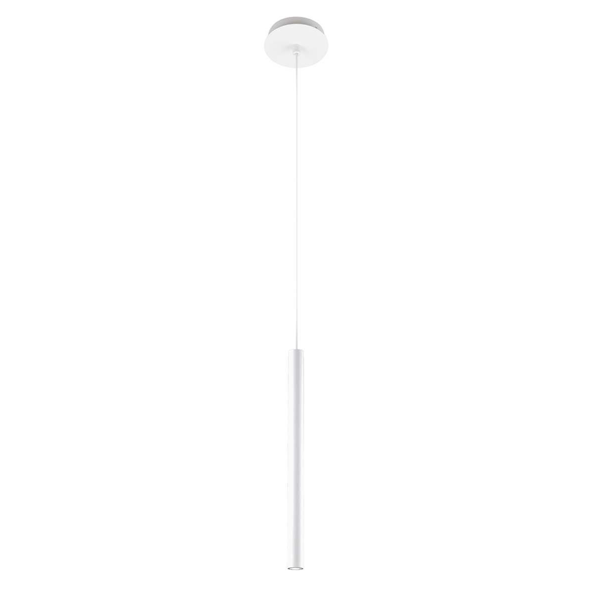 Lustra suspendata LED Kanji, alb mat, 6W, 630lm, 3000K, IP20, Redo, 01-1220