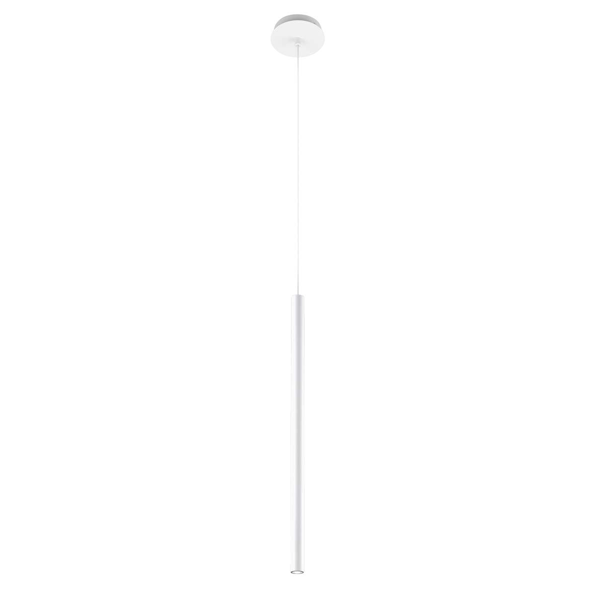 Lustra suspendata LED Kanji, alb mat, 6W, 630lm, 3000K, IP20, Redo, 01-1222