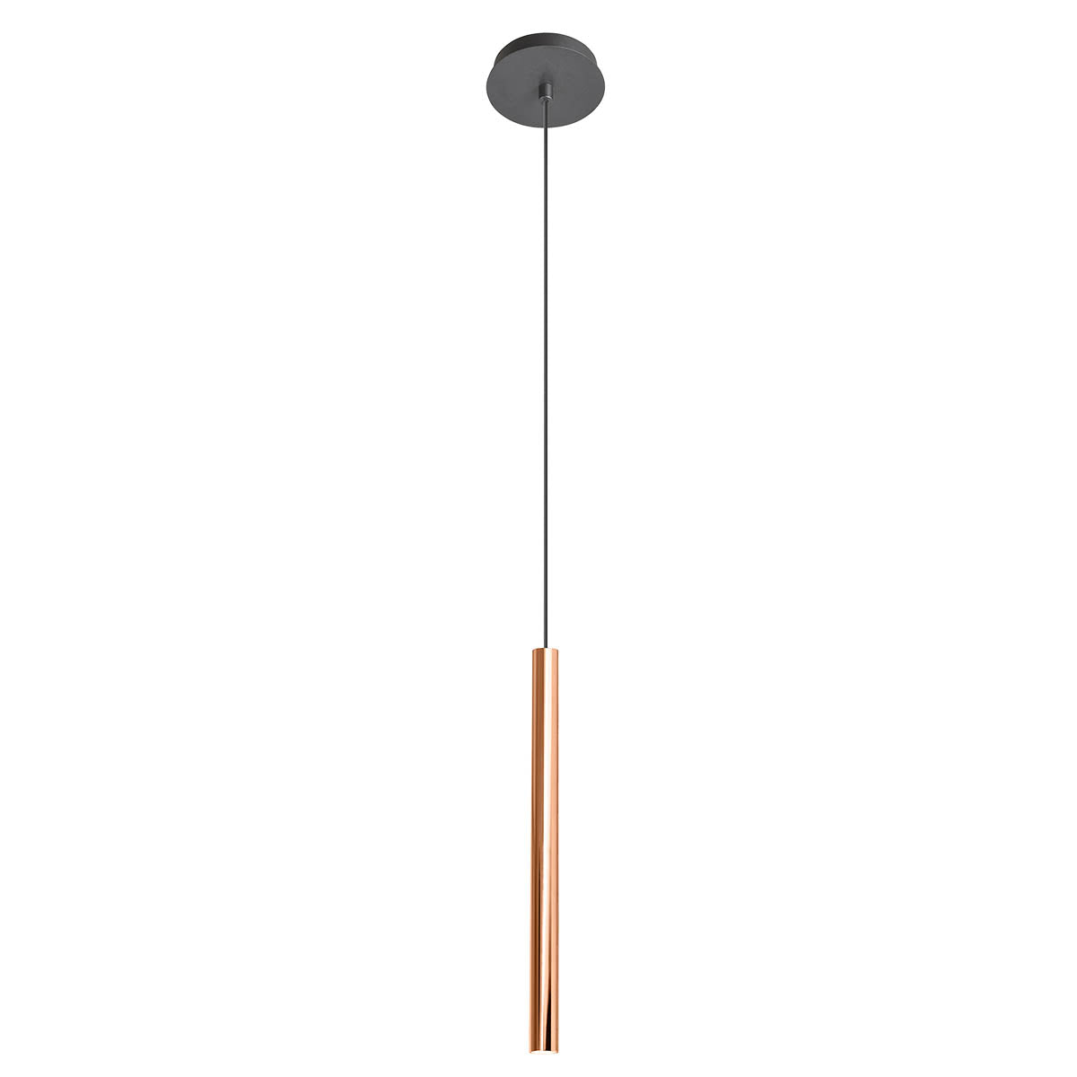 Lustra suspendata LED Kanji, auriu roz, 6W, 630lm, 3000K, IP20, Redo, 01-2360