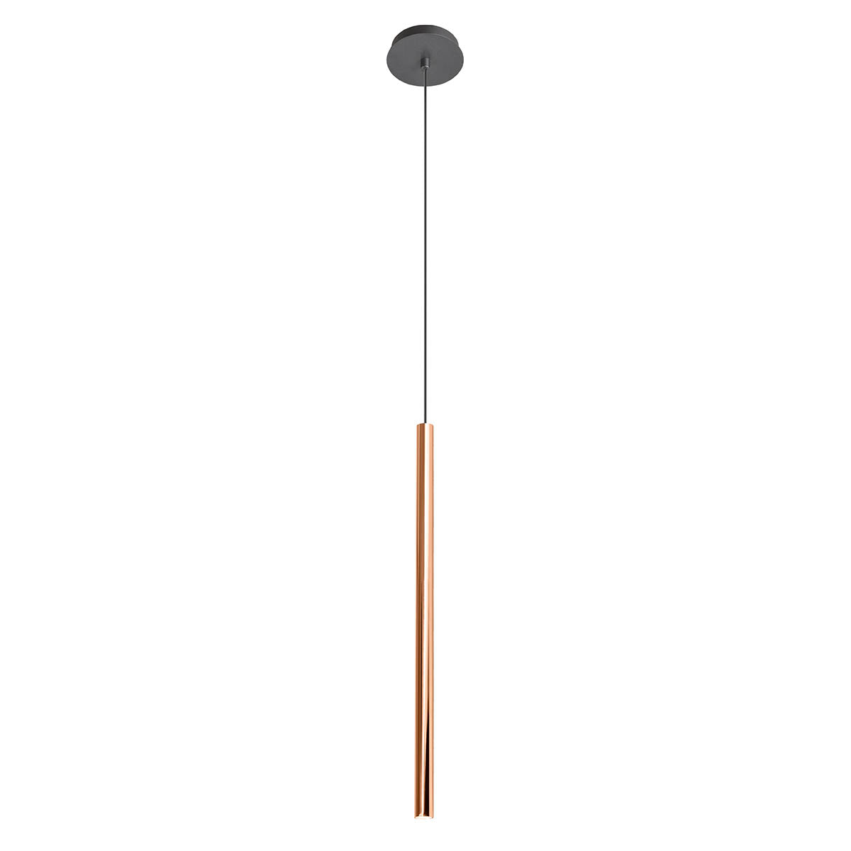 Lustra suspendata LED Kanji, auriu roz, 6W, 630lm, 3000K, IP20, Redo, 01-2362