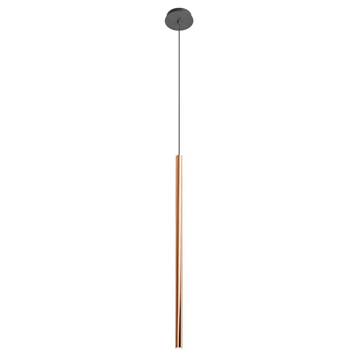 Lustra suspendata LED Kanji, auriu roz, 6W, 630lm, 3000K, IP20, Redo, 01-2364