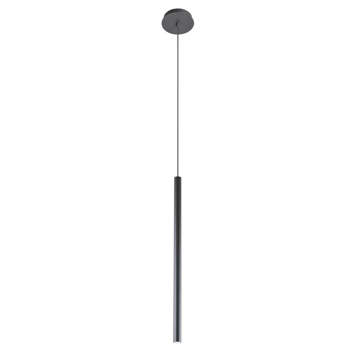Lustra suspendata LED Kanji, negru mat, 6W, 630lm, 3000K, IP20, Redo, 01-1223