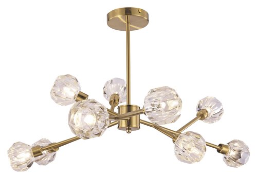 Lustra Kassia, auriu, 9xG9, L.61.5cm, IP20, Rabalux, 5395