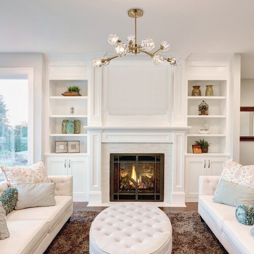 Lustra Kassia, auriu, 9xG9, L.61.5cm, IP20, Rabalux, 5395