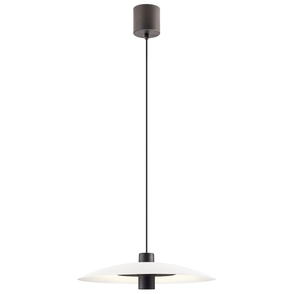 Lustra suspendata LED Lars, alb, 6W + 5W,  720lm + 677lm, 3000K, IP20, Redo, 01-2736