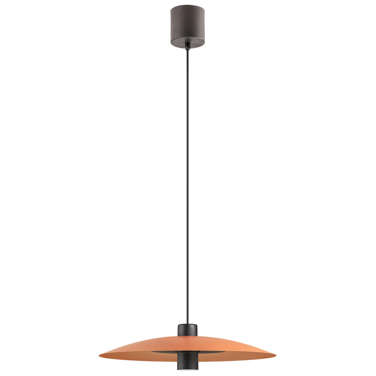 Lustra suspendata LED Lars, teracota, 6W + 5W,  720lm + 677lm, 3000K, IP20, Redo, 01-2737