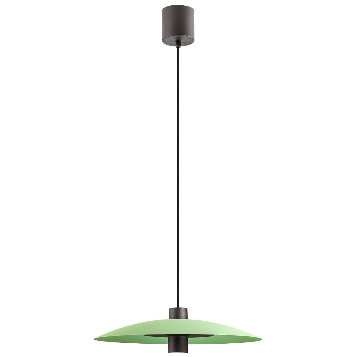 Lustra suspendata LED Lars, verde, 6W + 5W, 720lm + 677lm, 3000K, IP20, Redo, 01-2738