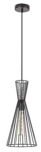 Lustra suspendata Leandros, negru mat, 1xE27, IP20, Rabalux, 72005
