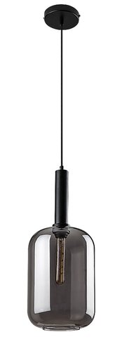 Lustra suspendata Lissandra, negru mat, 1xE27, IP20, Rabalux, 72101