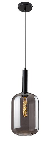Lustra suspendata Lissandra, negru mat, 1xE27, IP20, Rabalux, 72101