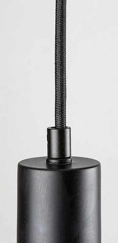 Lustra suspendata Lissandra, negru mat, 1xE27, IP20, Rabalux, 72101