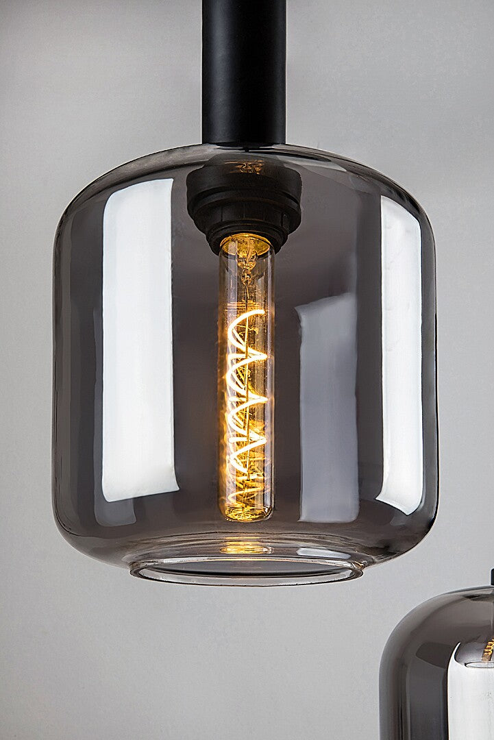 Lustra suspendata Lissandra, negru mat, 3xE27, IP20, Rabalux, 72103