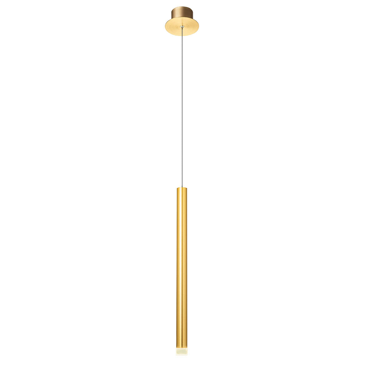 Lustra suspendata LED Madison, auriu mat, 4W, 450lm, 3000K, IP20, Redo, 01-2043