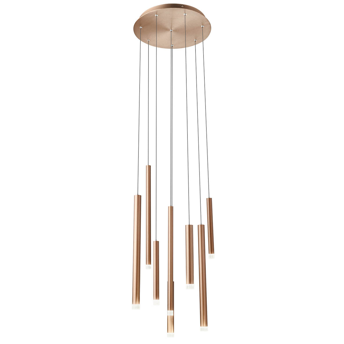 Lustra LED Madison, cupru mat, 32W, 3639lm, 3000K, IP20, Redo, 01-2051