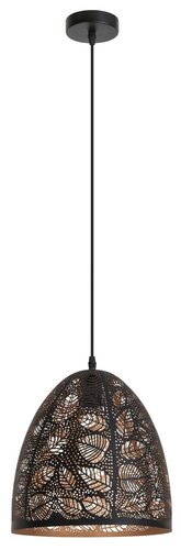 Lustra suspendata Manorca, negru, 1xE27, IP20, Rabalux, 2277