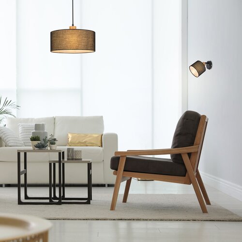 Lustra suspendata Miguel, stejar, 1xE27, IP20, Rabalux, 3247