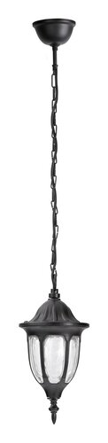 Lustra suspendata exterior Milano, negru, 1 X E27, IP43, Rabalux, 8344