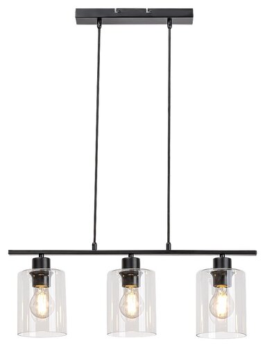 Lustra suspendata Miroslaw, negru mat, 3xE27, IP20, Rabalux, 5078