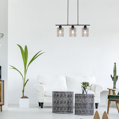 Lustra suspendata Miroslaw, negru mat, 3xE27, IP20, Rabalux, 5078