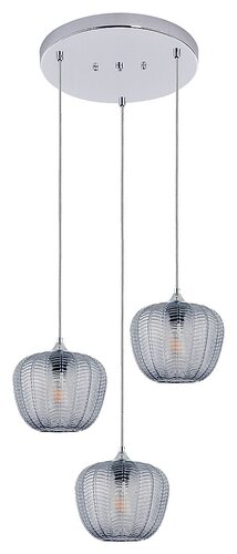 Lustra suspendata Monet, crom, 3xE27, IP20, Rabalux, 3178