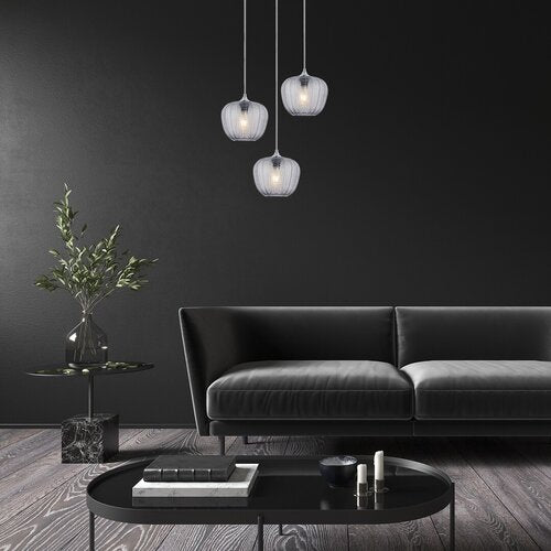 Lustra suspendata Monet, crom, 3xE27, IP20, Rabalux, 3178