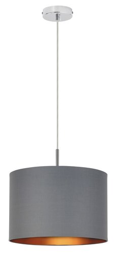 Lustra suspendata Monica, gri, 1xE27, D.38cm, IP20, Rabalux, 25410