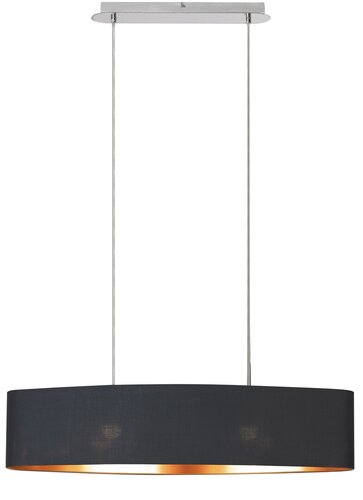 Lustra suspendata Monica, gri, 2xE27, D.78cm, IP20, Rabalux, 25420