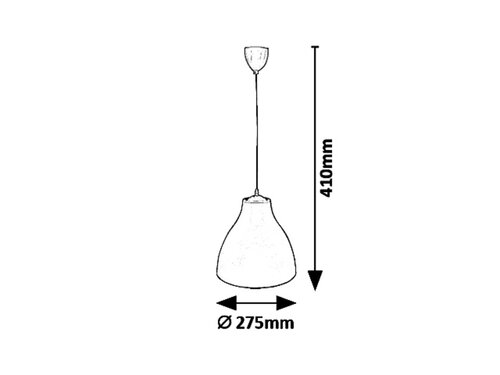 Lustra suspendata Morris, alb, 1xE27, IP20, Rabalux, 5059