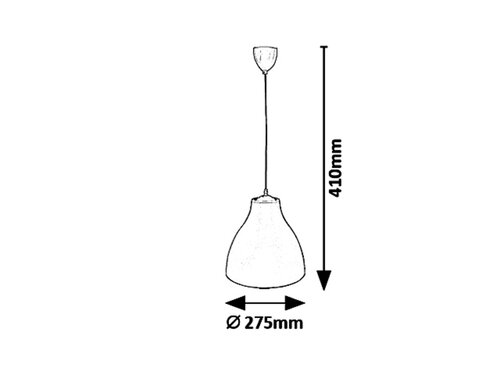 Lustra suspendata Morris, gri, 1xE27, IP20, Rabalux, 5060