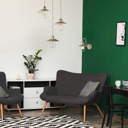 Lustra suspendata Nesrin, auriu, 3xE27, IP20, Rabalux, 3520