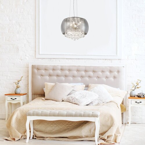 Lustra suspendata Ninelle, crom, 6xG9, IP20, Rabalux, 3599