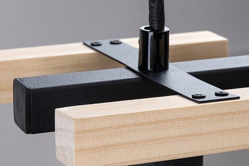 Lustra suspendata Niylah, negru, 1xE27, IP20, Rabalux, 72081