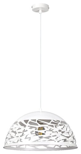 Lustra suspendata Norena, alb mat, 1xE27, IP20, Rabalux, 5085