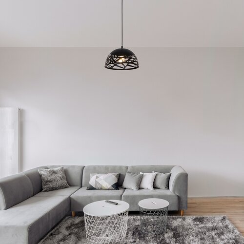 Lustra suspendata Norena, negru mat, 1xE27, IP20, Rabalux, 5086