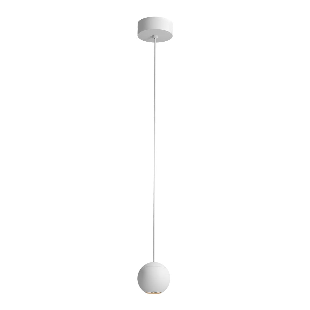 Lustra suspendata LED Obo, alb mat, 8.5W, 679lm, 3000K, IP20, Redo, 01-2804
