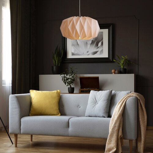 Lustra suspendata Ormini, alb mat, 1xE27, IP20, Rabalux, 72003