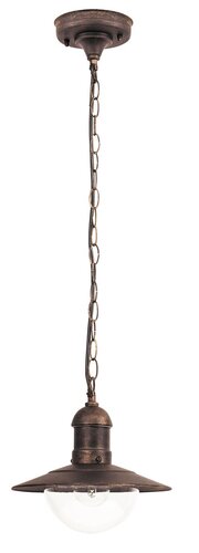 Lustra suspendata exterior Oslo, auriu antic, 1 X E27, IP44, Rabalux, 8737