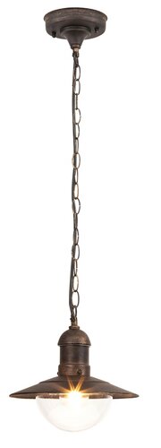Lustra suspendata exterior Oslo, auriu antic, 1 X E27, IP44, Rabalux, 8737