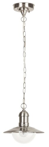 Lustra suspendata exterior Oslo, crom satin, 1 X E27, IP44, Rabalux, 8764