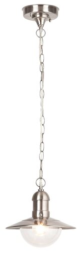 Lustra suspendata exterior Oslo, crom satin, 1 X E27, IP44, Rabalux, 8764