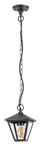 Lustra suspendata exterior Paravento, negru, 1 X E27, IP44, Rabalux, 7149