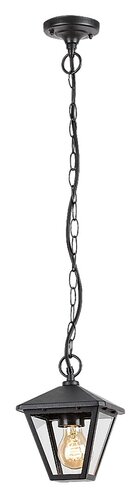 Lustra suspendata exterior Paravento, negru, 1 X E27, IP44, Rabalux, 7149