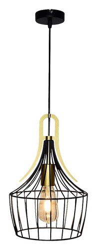 Lustra suspendata Parov, negru mat, 1xE27, IP20, Rabalux, 4925