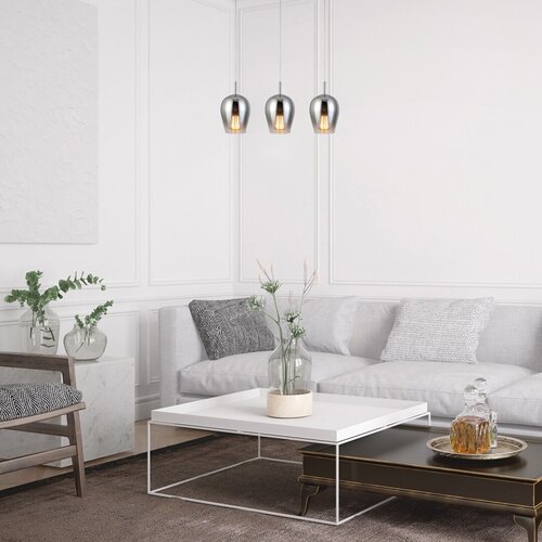 Lustra suspendata Petunia, crom, 1xE27, IP20, Rabalux, 5252