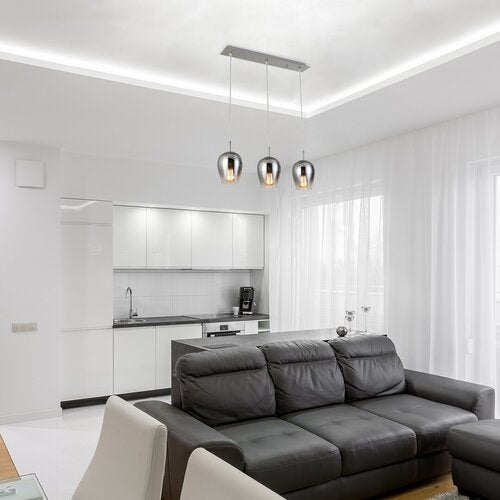 Lustra suspendata Petunia, crom, 3xE27, IP20, Rabalux, 5253